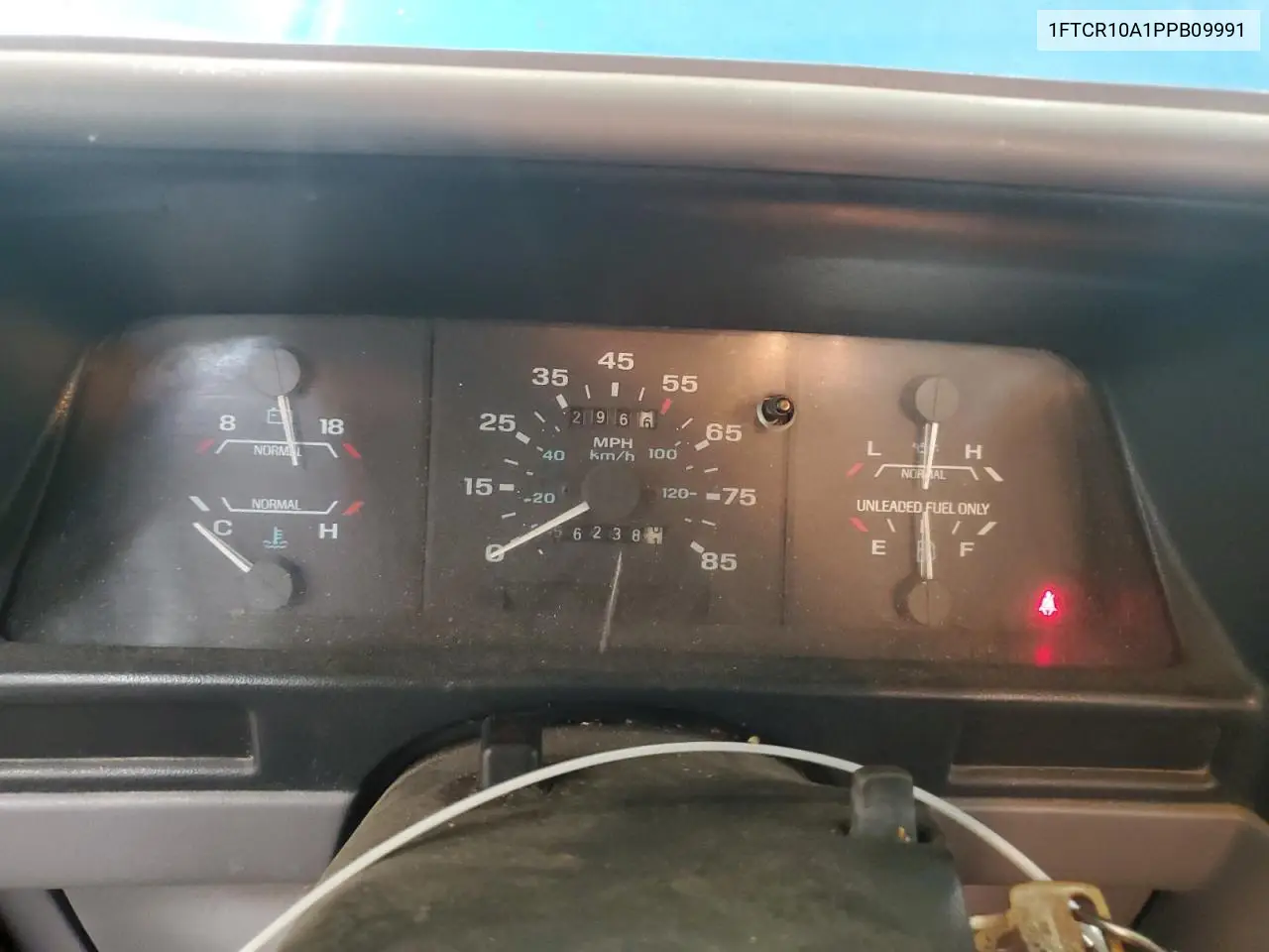 1993 Ford Ranger VIN: 1FTCR10A1PPB09991 Lot: 63262465