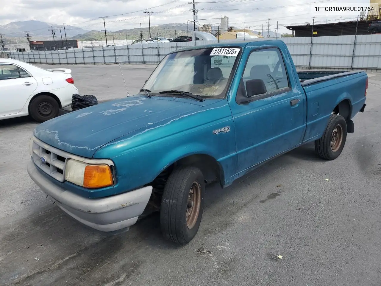 1994 Ford Ranger VIN: 1FTCR10A9RUE01764 Lot: 51811525