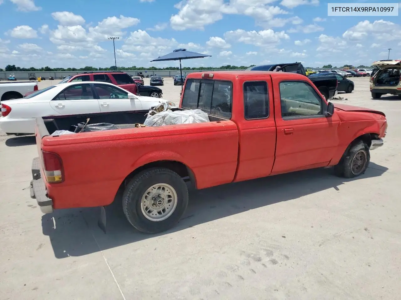 1994 Ford Ranger Super Cab VIN: 1FTCR14X9RPA10997 Lot: 62719705