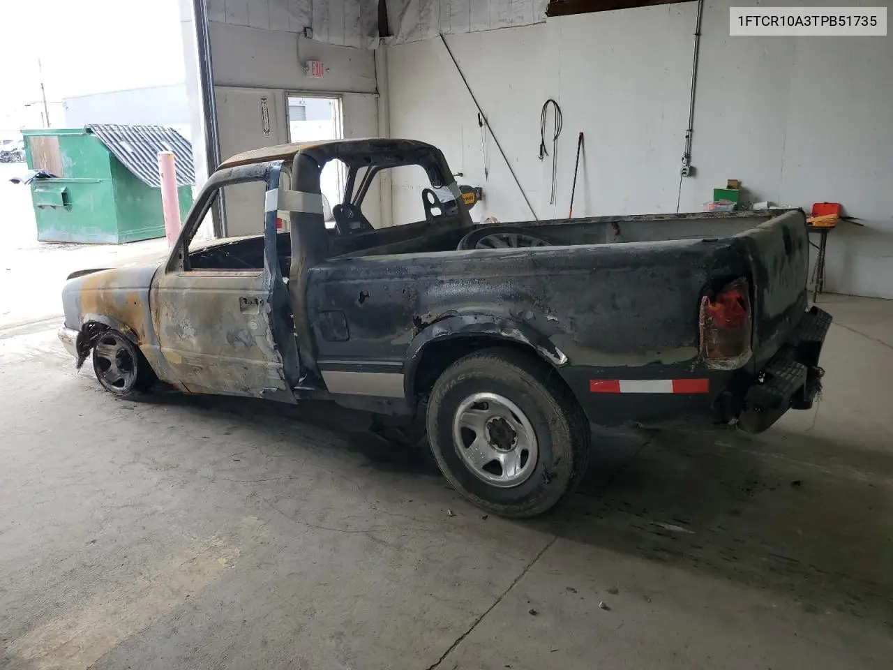 1996 Ford Ranger VIN: 1FTCR10A3TPB51735 Lot: 55229865