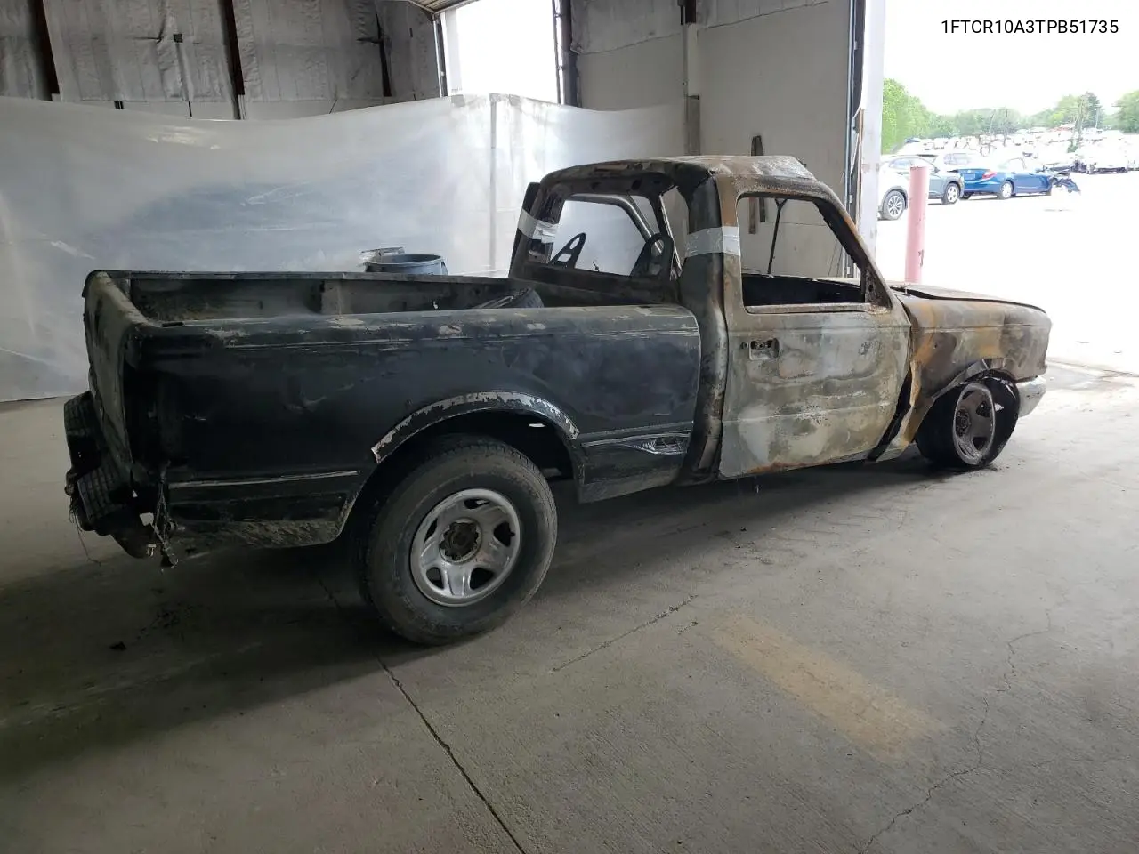 1996 Ford Ranger VIN: 1FTCR10A3TPB51735 Lot: 55229865