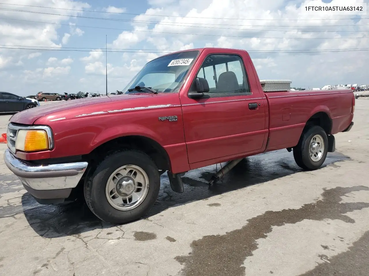 1996 Ford Ranger VIN: 1FTCR10A5TUA63142 Lot: 62857345