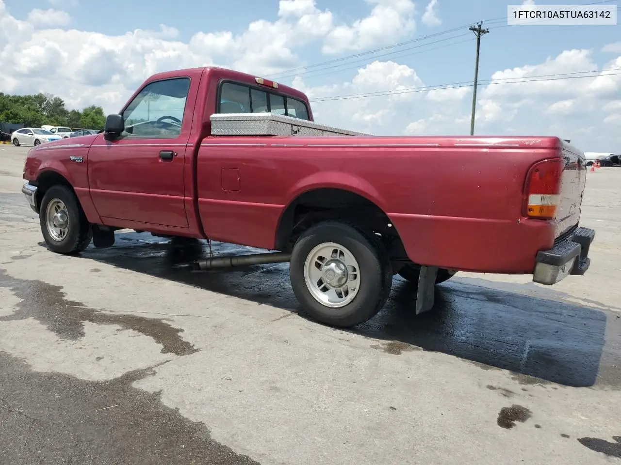 1996 Ford Ranger VIN: 1FTCR10A5TUA63142 Lot: 62857345