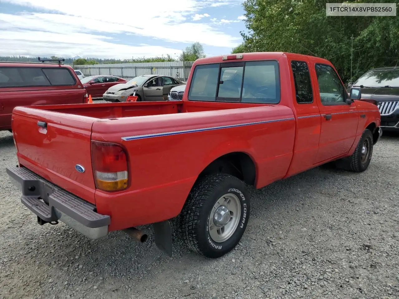 1997 Ford Ranger Super Cab VIN: 1FTCR14X8VPB52560 Lot: 62536055