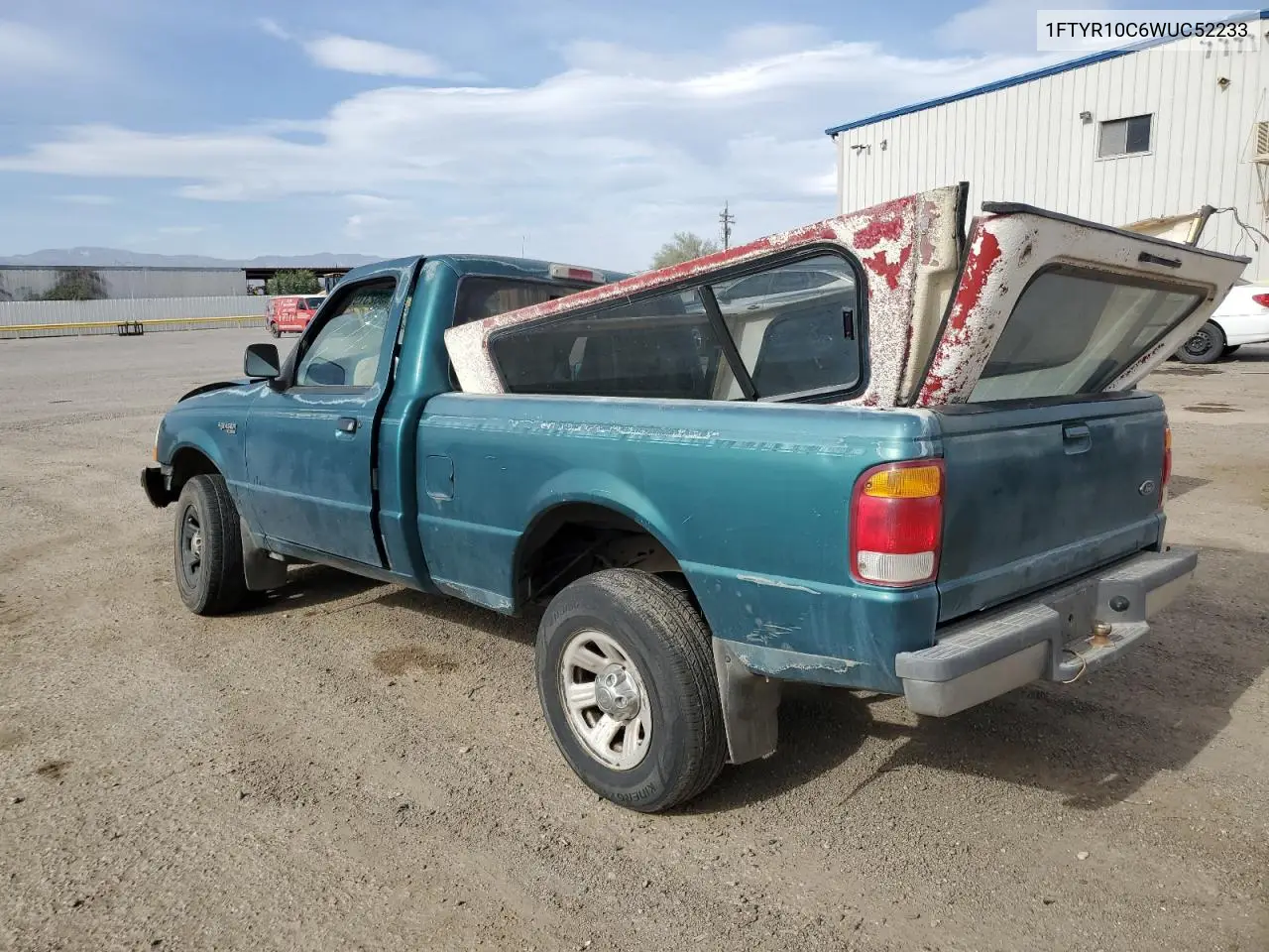 1998 Ford Ranger VIN: 1FTYR10C6WUC52233 Lot: 56231925