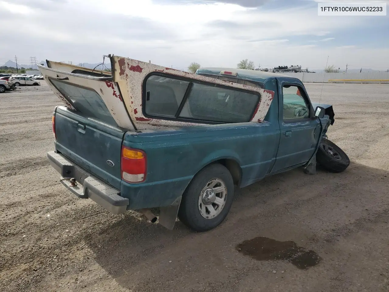 1998 Ford Ranger VIN: 1FTYR10C6WUC52233 Lot: 56231925