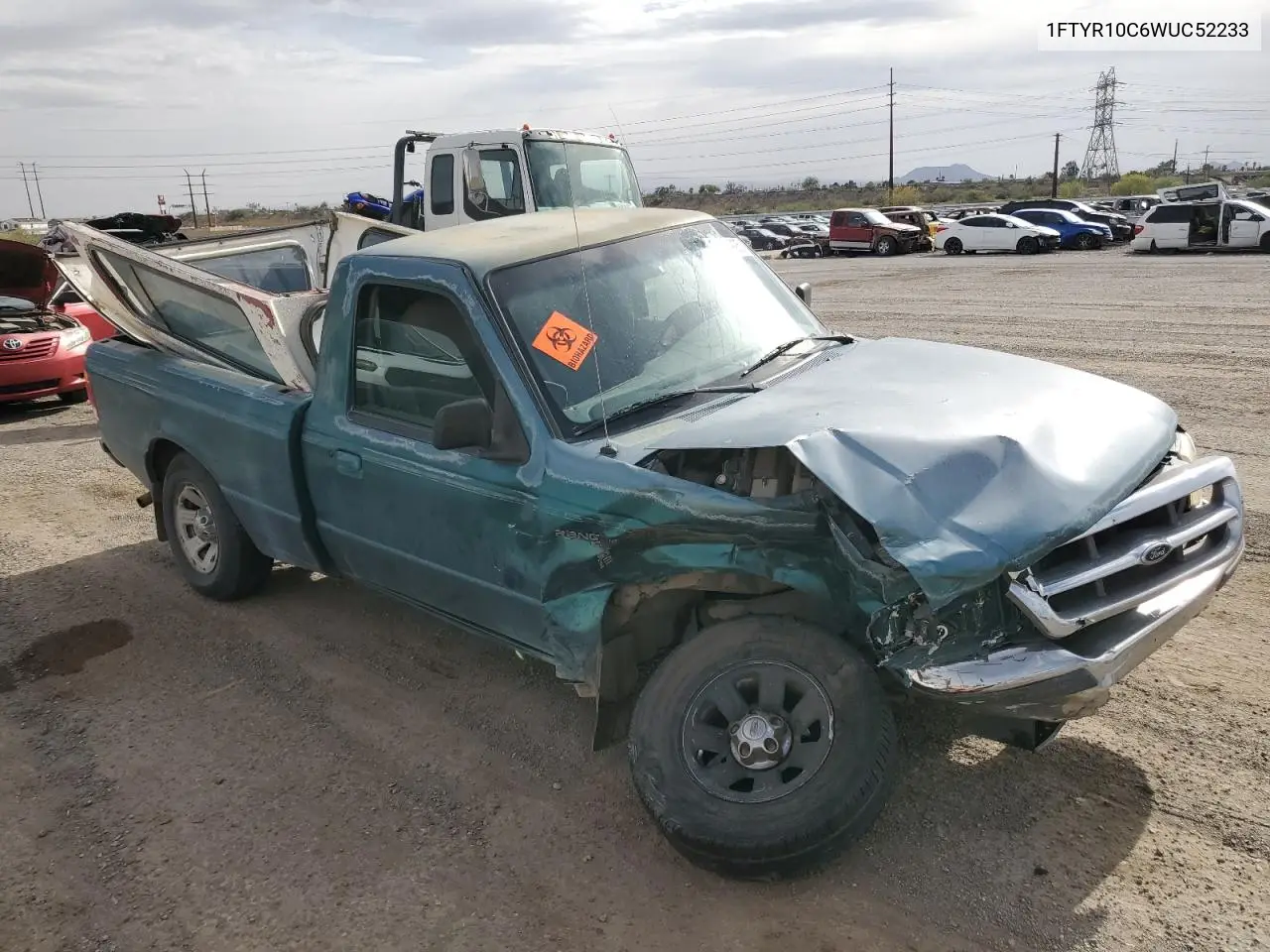 1998 Ford Ranger VIN: 1FTYR10C6WUC52233 Lot: 56231925