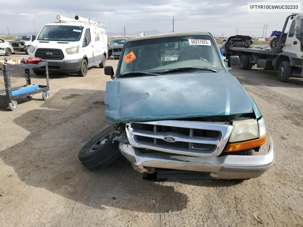 1998 Ford Ranger VIN: 1FTYR10C6WUC52233 Lot: 56231925