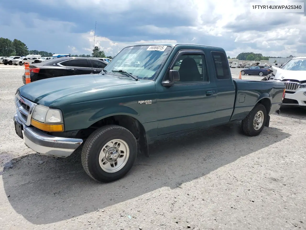 1998 Ford Ranger Super Cab VIN: 1FTYR14UXWPA25340 Lot: 56866015
