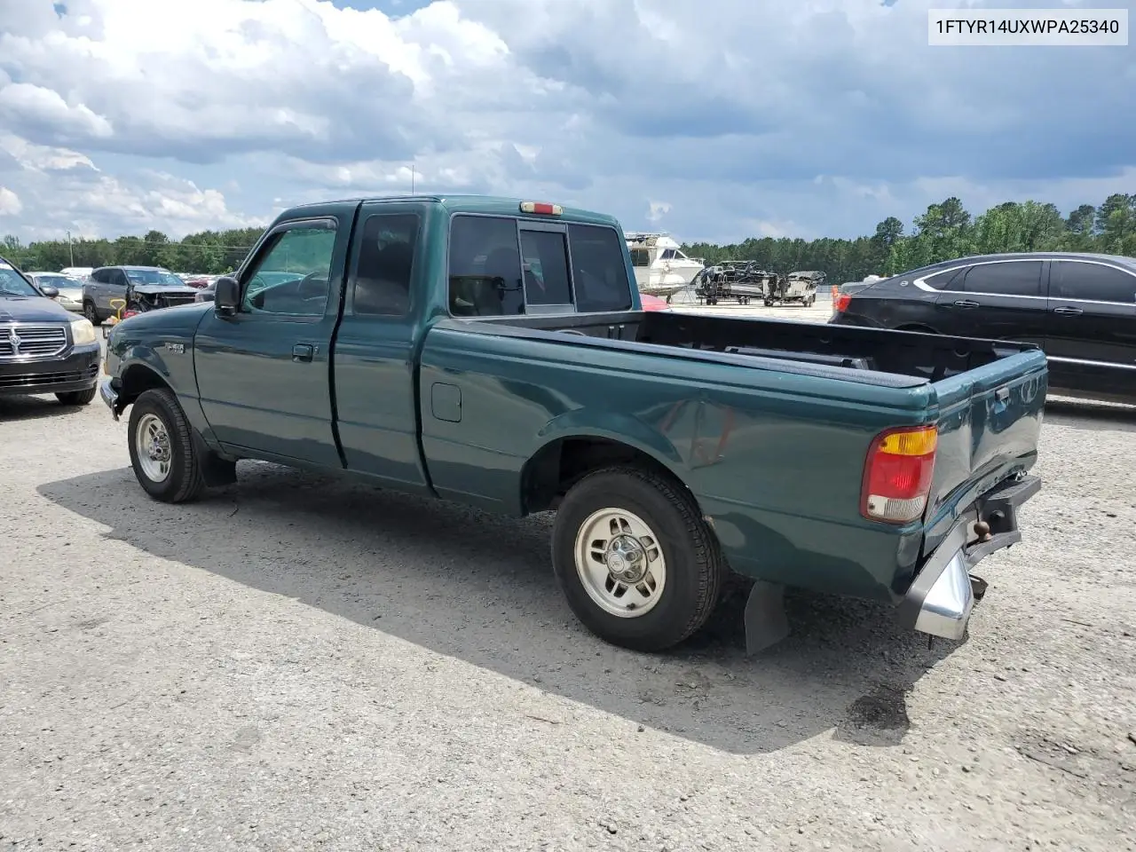 1998 Ford Ranger Super Cab VIN: 1FTYR14UXWPA25340 Lot: 56866015