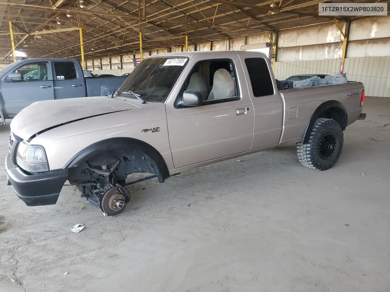 1998 Ford Ranger Super Cab VIN: 1FTZR15X2WPB03820 Lot: 60717595