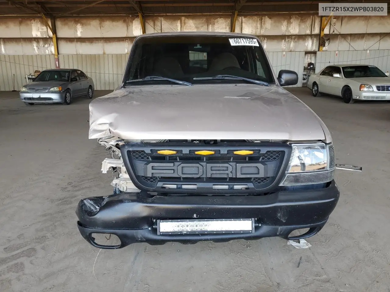 1998 Ford Ranger Super Cab VIN: 1FTZR15X2WPB03820 Lot: 60717595