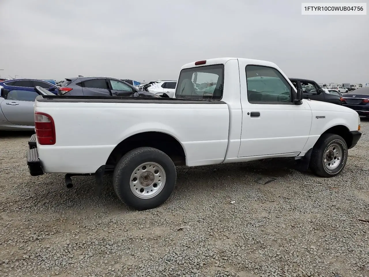 1998 Ford Ranger VIN: 1FTYR10C0WUB04756 Lot: 64967055