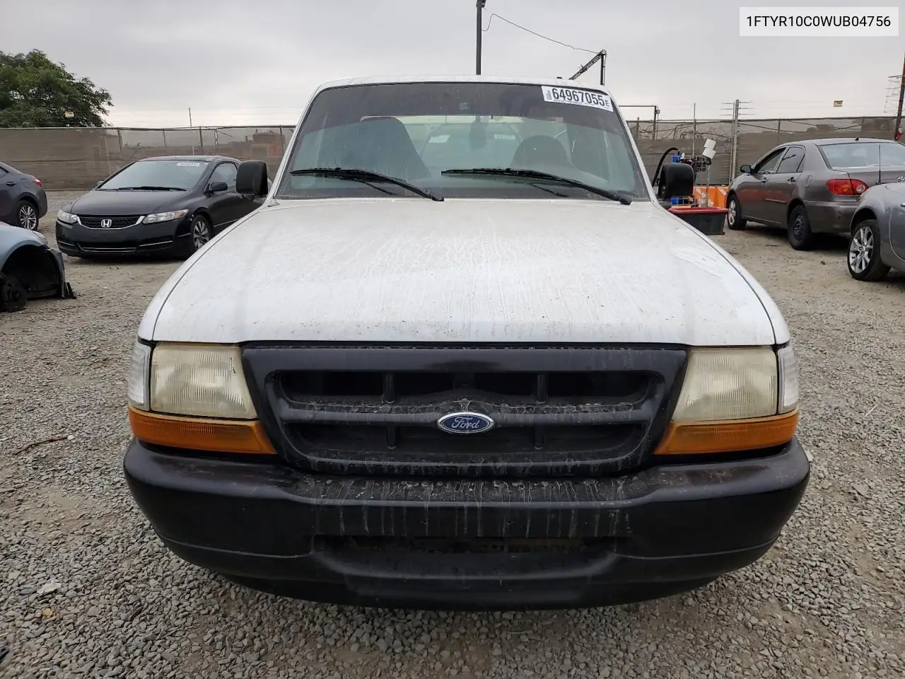 1998 Ford Ranger VIN: 1FTYR10C0WUB04756 Lot: 64967055