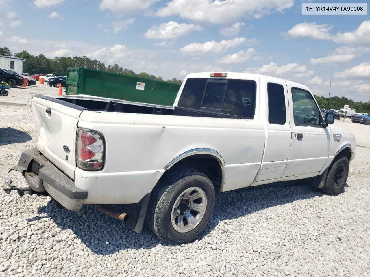 2000 Ford Ranger Super Cab VIN: 1FTYR14V4YTA90008 Lot: 52516785