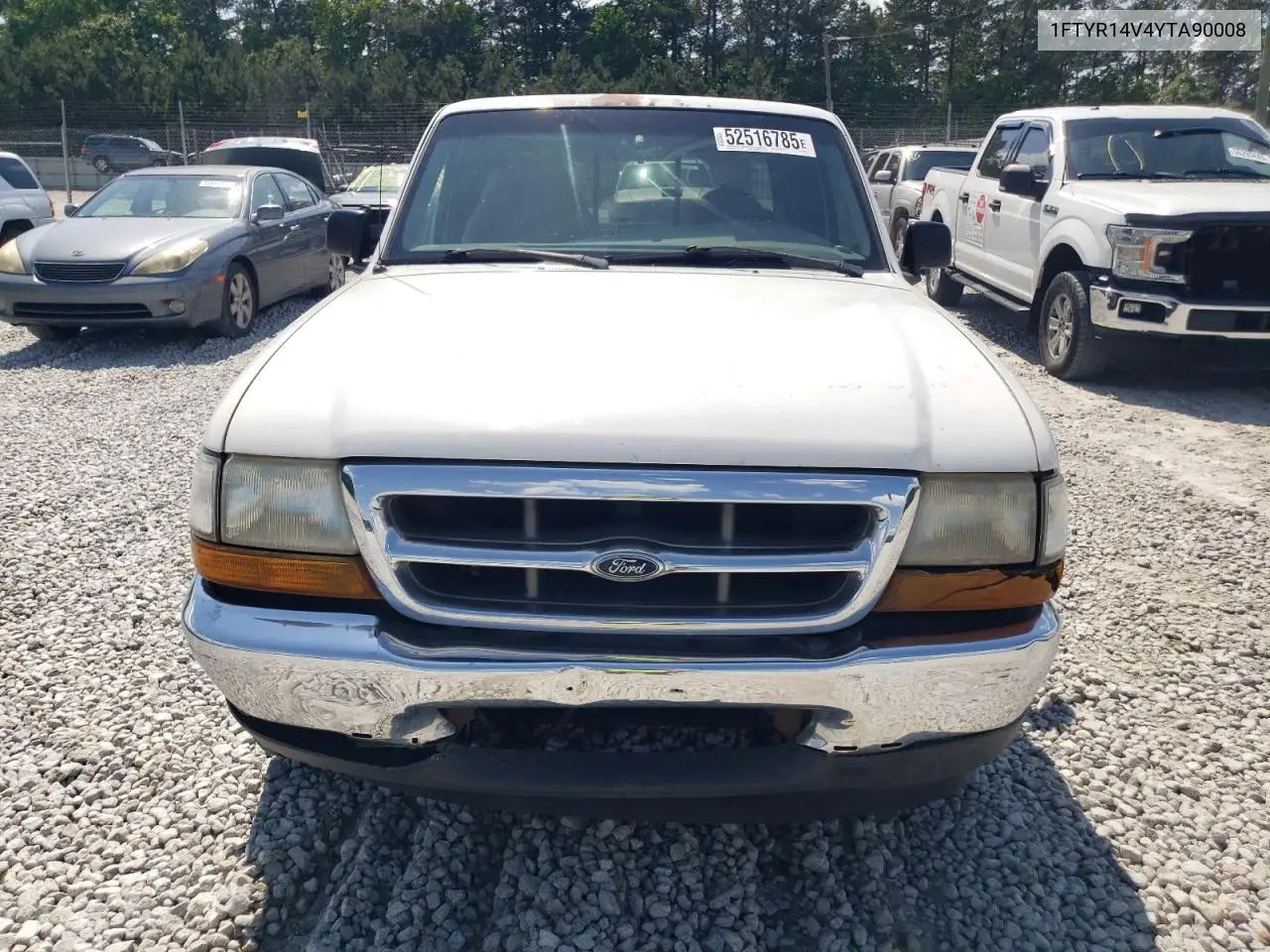 2000 Ford Ranger Super Cab VIN: 1FTYR14V4YTA90008 Lot: 52516785