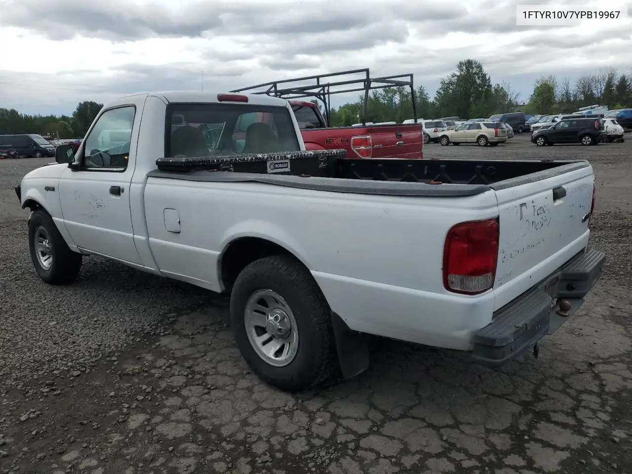 2000 Ford Ranger VIN: 1FTYR10V7YPB19967 Lot: 56540575
