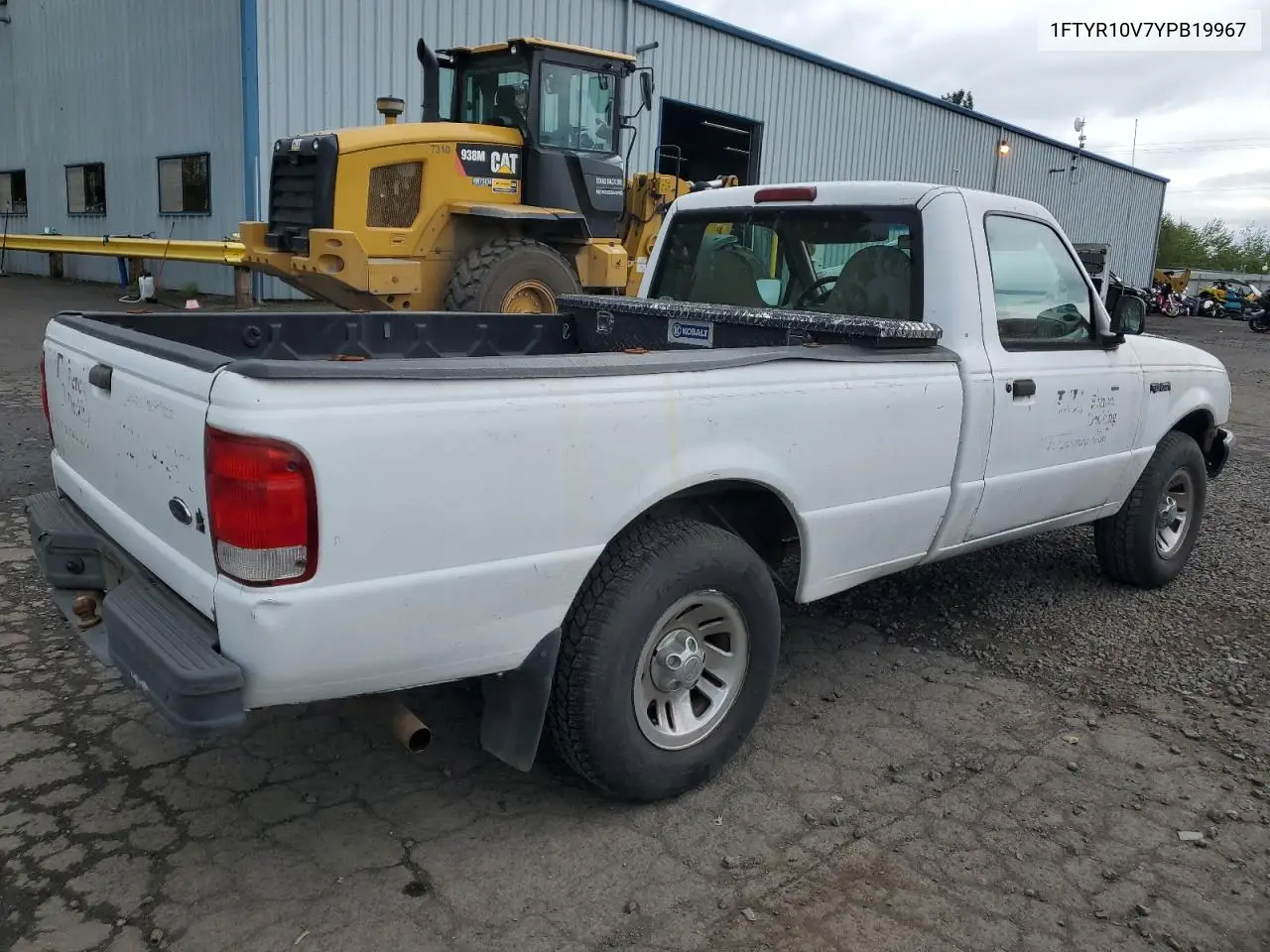 2000 Ford Ranger VIN: 1FTYR10V7YPB19967 Lot: 56540575