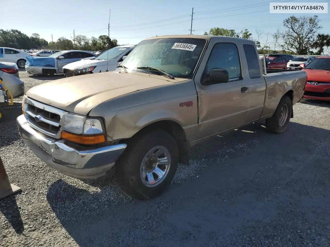 2000 Ford Ranger Super Cab VIN: 1FTYR14V1YTA84876 Lot: 56936845