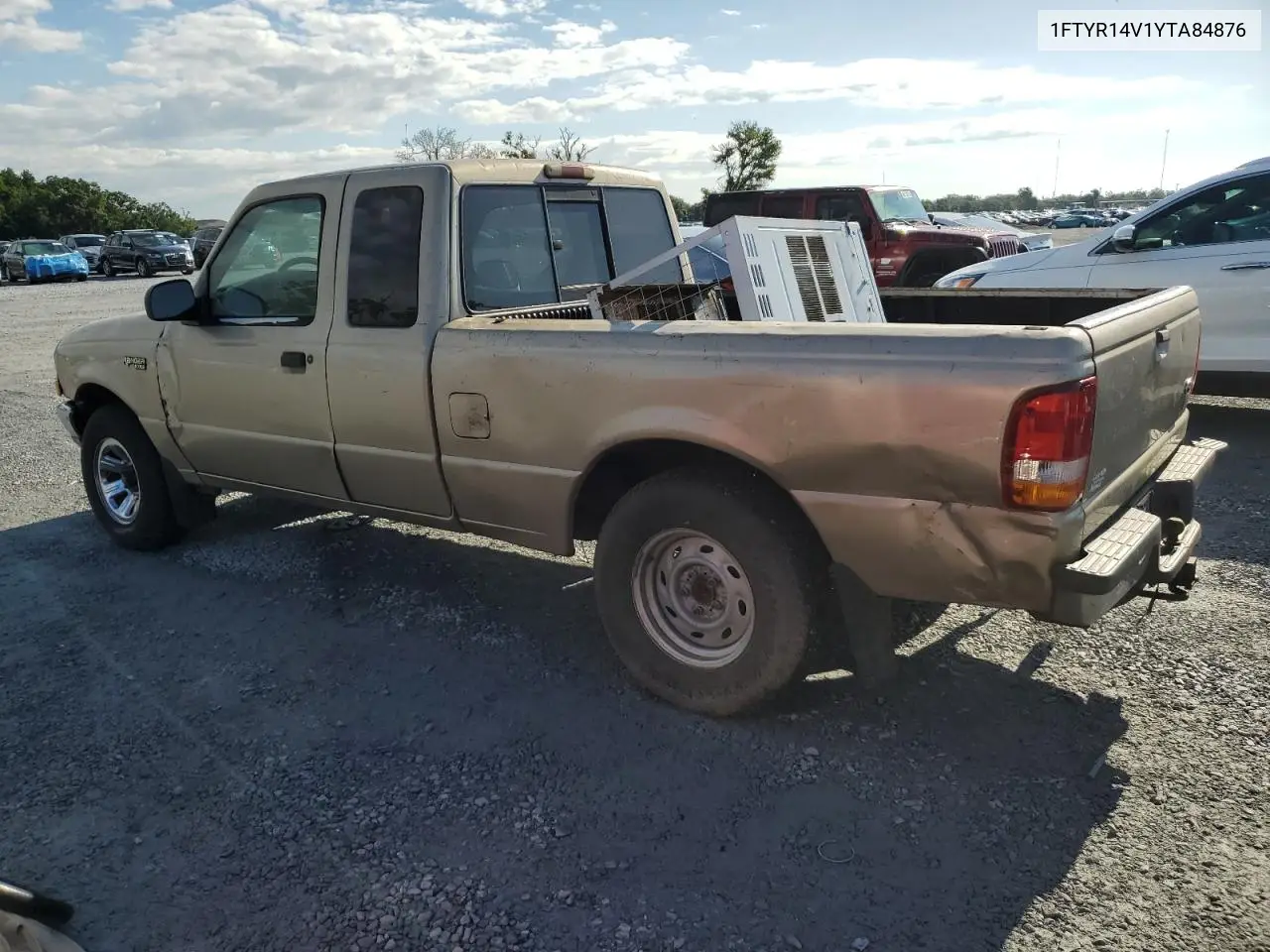 2000 Ford Ranger Super Cab VIN: 1FTYR14V1YTA84876 Lot: 56936845