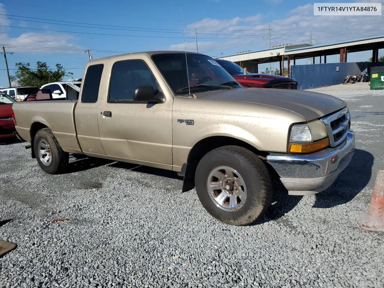 2000 Ford Ranger Super Cab VIN: 1FTYR14V1YTA84876 Lot: 56936845