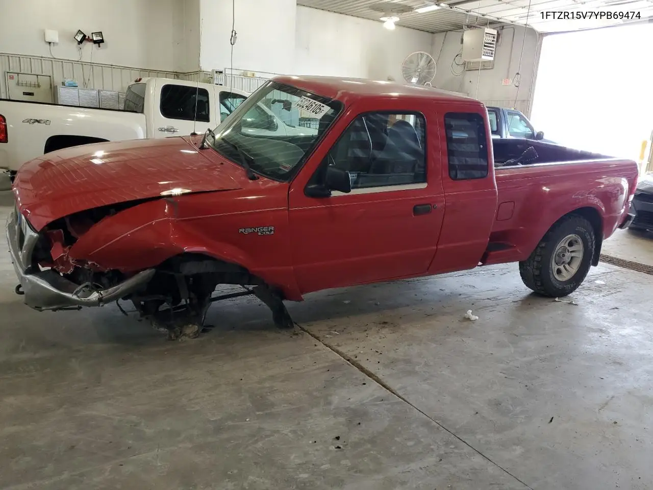 2000 Ford Ranger Super Cab VIN: 1FTZR15V7YPB69474 Lot: 58246105