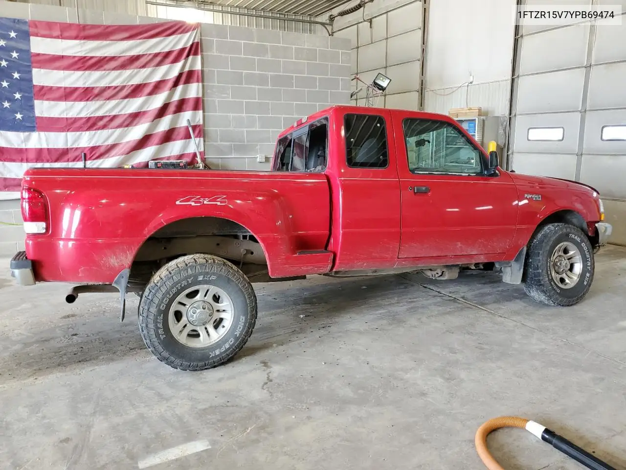 2000 Ford Ranger Super Cab VIN: 1FTZR15V7YPB69474 Lot: 58246105