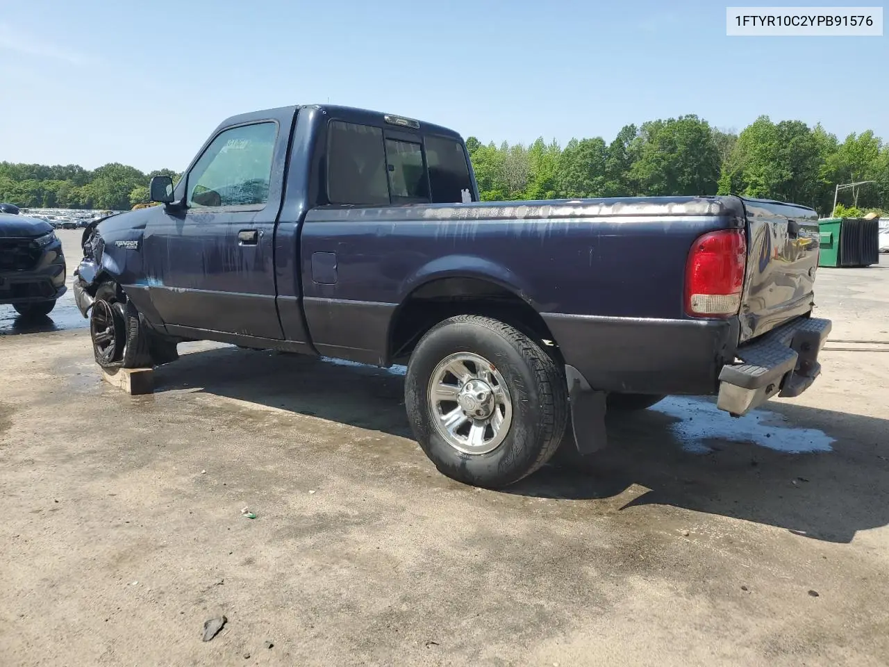 2000 Ford Ranger VIN: 1FTYR10C2YPB91576 Lot: 58732635