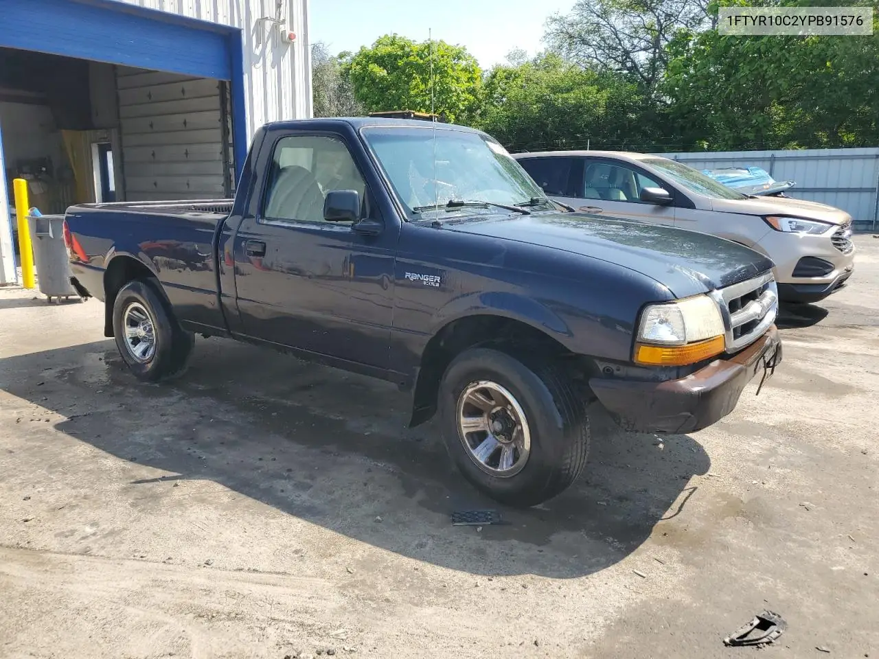 2000 Ford Ranger VIN: 1FTYR10C2YPB91576 Lot: 58732635