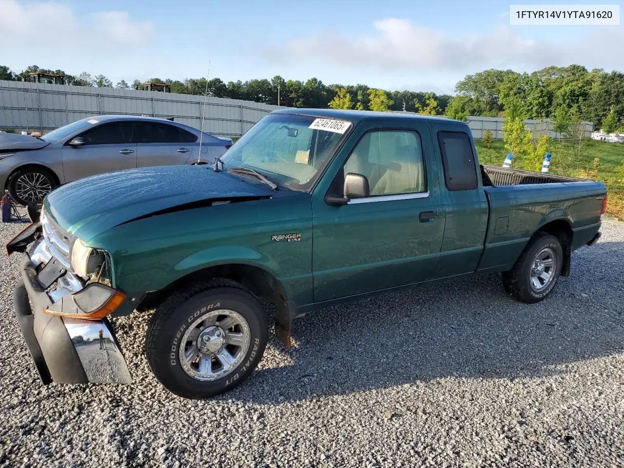 2000 Ford Ranger Super Cab VIN: 1FTYR14V1YTA91620 Lot: 62461065