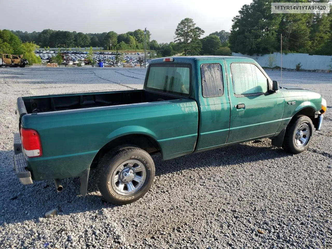 2000 Ford Ranger Super Cab VIN: 1FTYR14V1YTA91620 Lot: 62461065