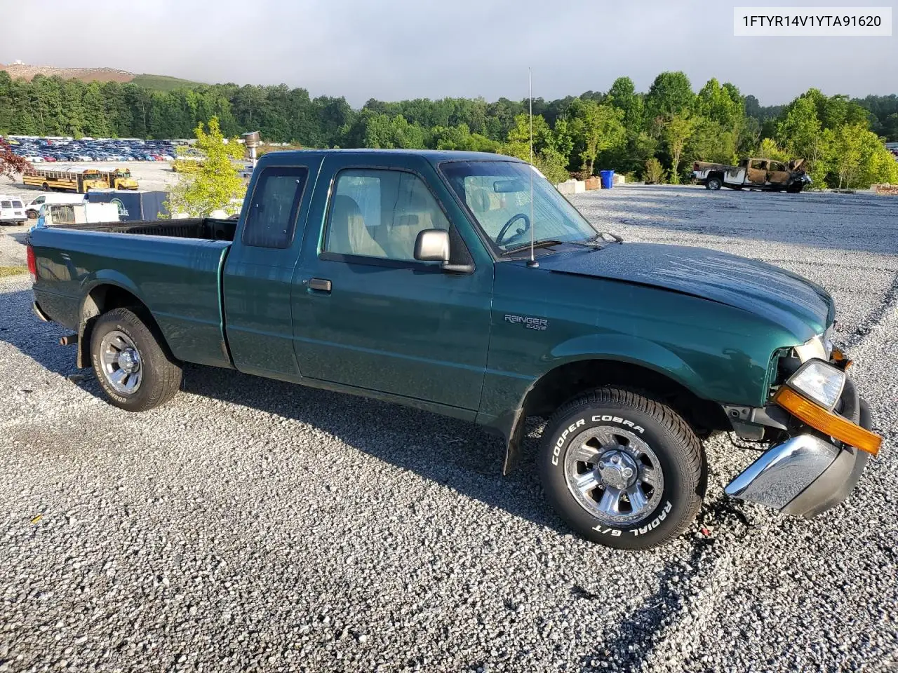2000 Ford Ranger Super Cab VIN: 1FTYR14V1YTA91620 Lot: 62461065