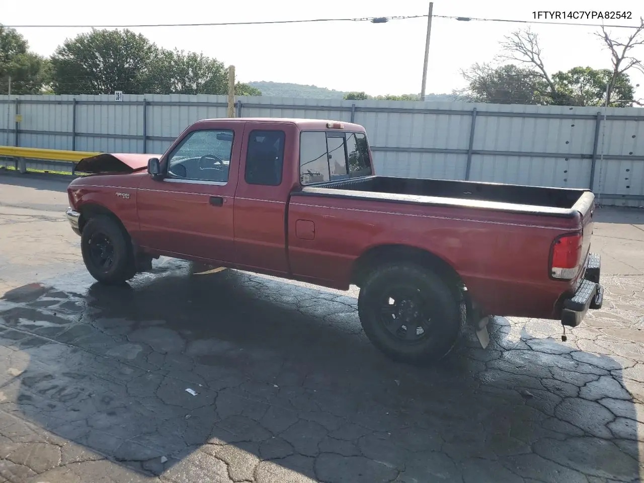2000 Ford Ranger Super Cab VIN: 1FTYR14C7YPA82542 Lot: 62828525