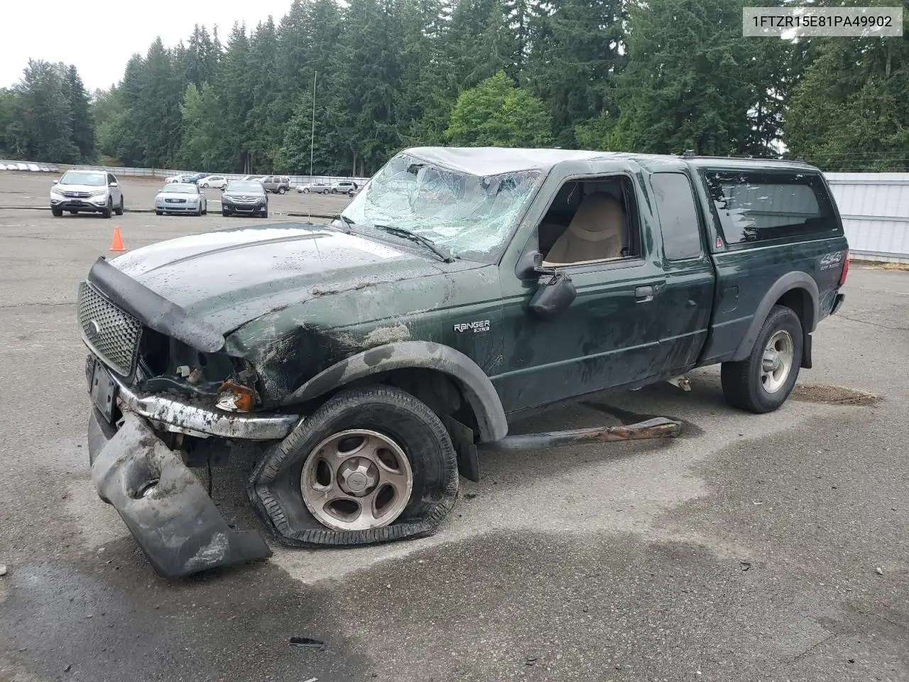 2001 Ford Ranger Super Cab VIN: 1FTZR15E81PA49902 Lot: 61873875