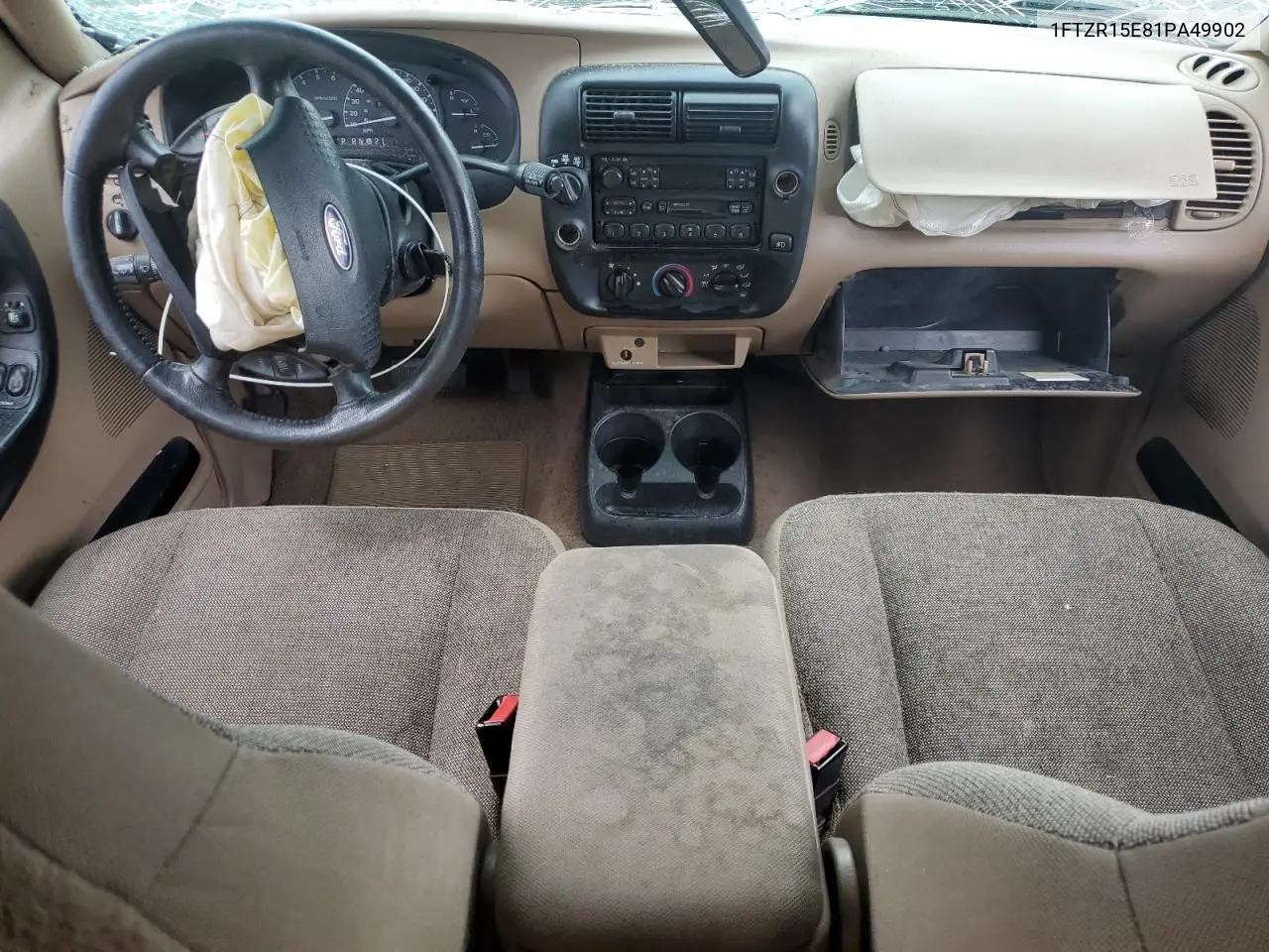 2001 Ford Ranger Super Cab VIN: 1FTZR15E81PA49902 Lot: 61873875
