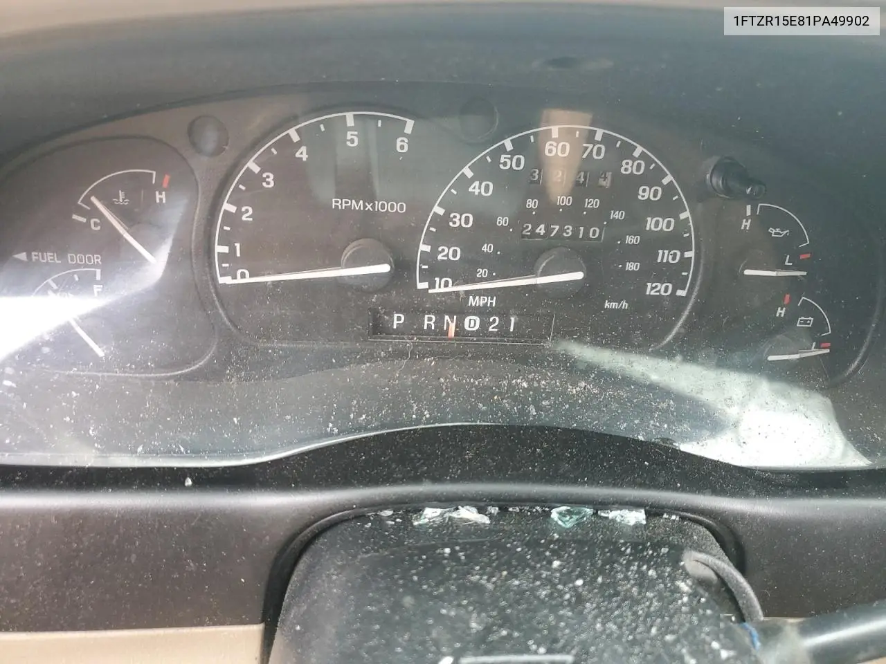 2001 Ford Ranger Super Cab VIN: 1FTZR15E81PA49902 Lot: 61873875