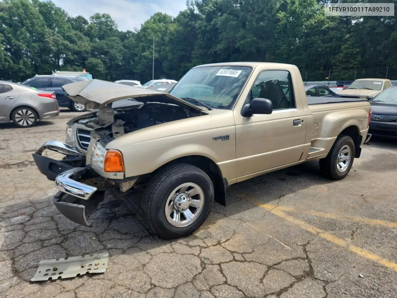 2001 Ford Ranger VIN: 1FTYR10D11TA89210 Lot: 62601665