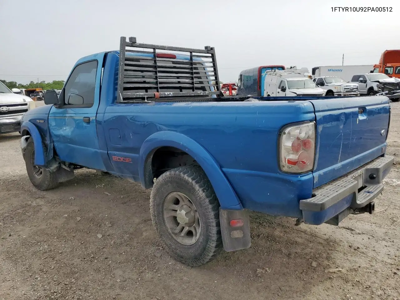 2002 Ford Ranger VIN: 1FTYR10U92PA00512 Lot: 56571405