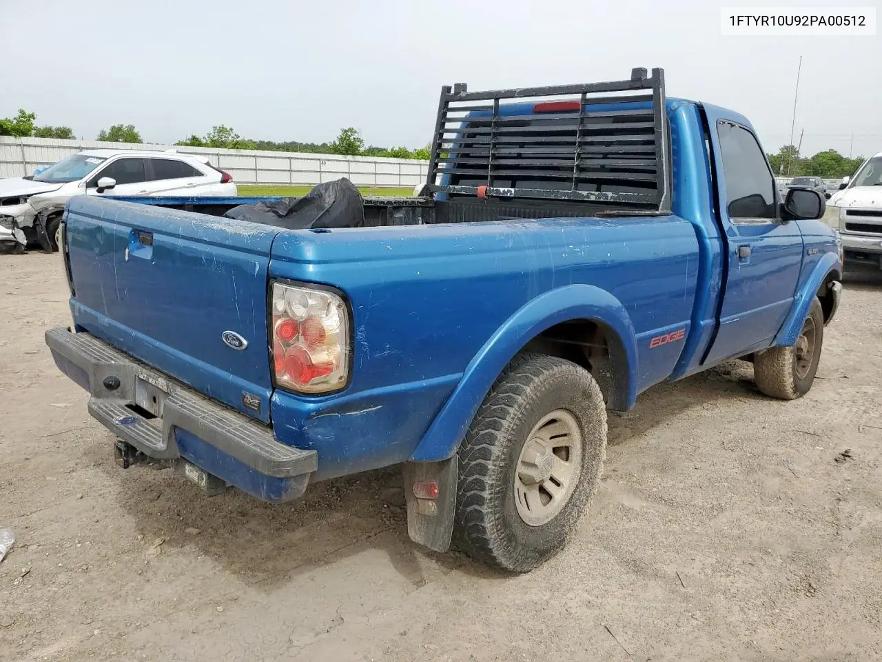 2002 Ford Ranger VIN: 1FTYR10U92PA00512 Lot: 56571405