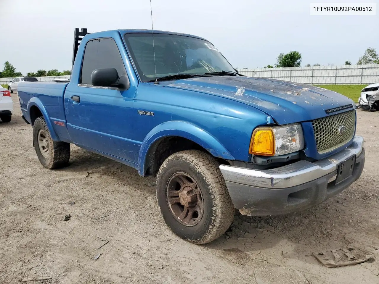 2002 Ford Ranger VIN: 1FTYR10U92PA00512 Lot: 56571405