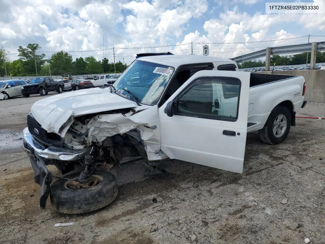 2002 Ford Ranger Super Cab VIN: 1FTZR45E02PB33330 Lot: 56588005