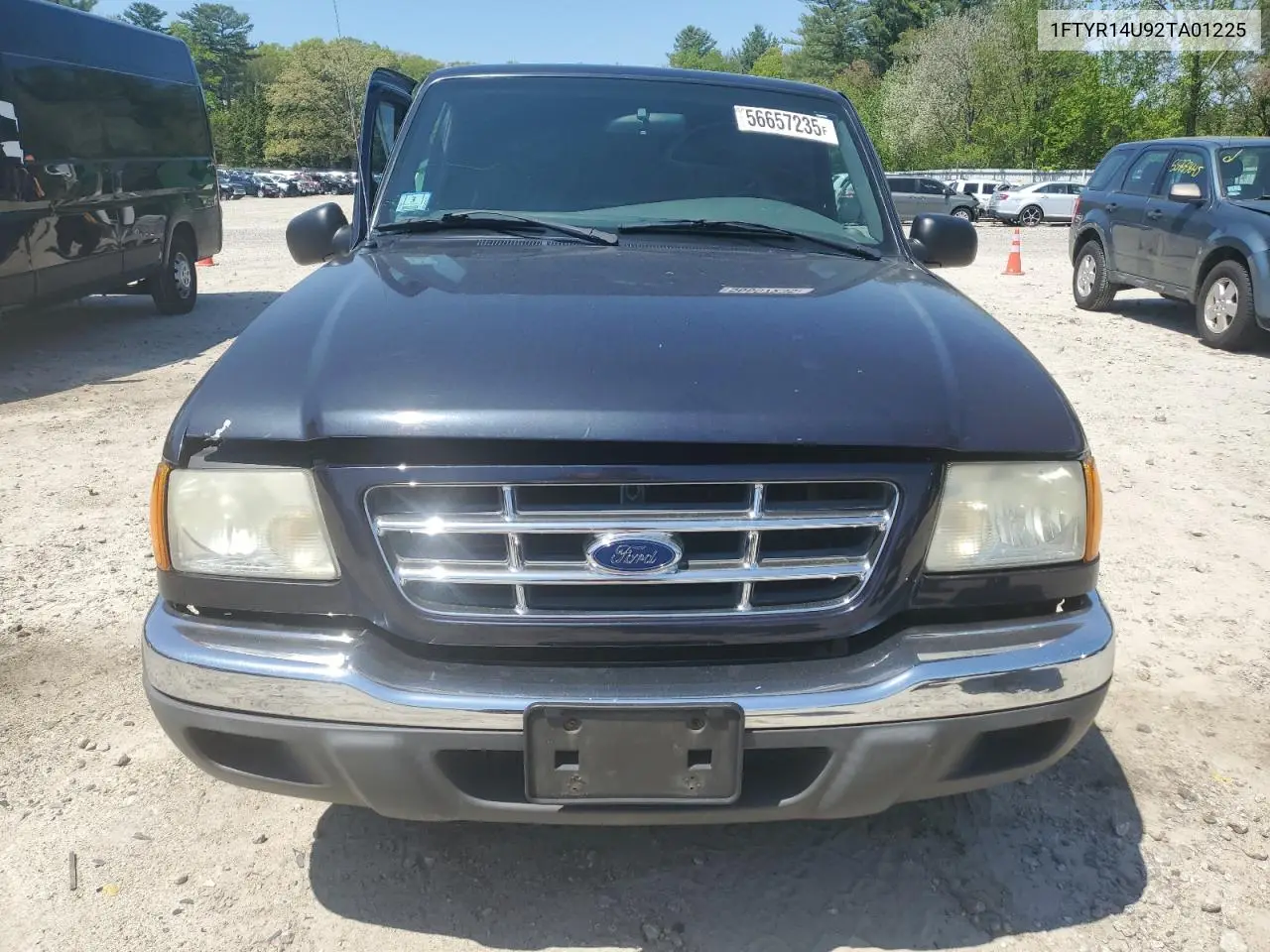 2002 Ford Ranger Super Cab VIN: 1FTYR14U92TA01225 Lot: 56657235