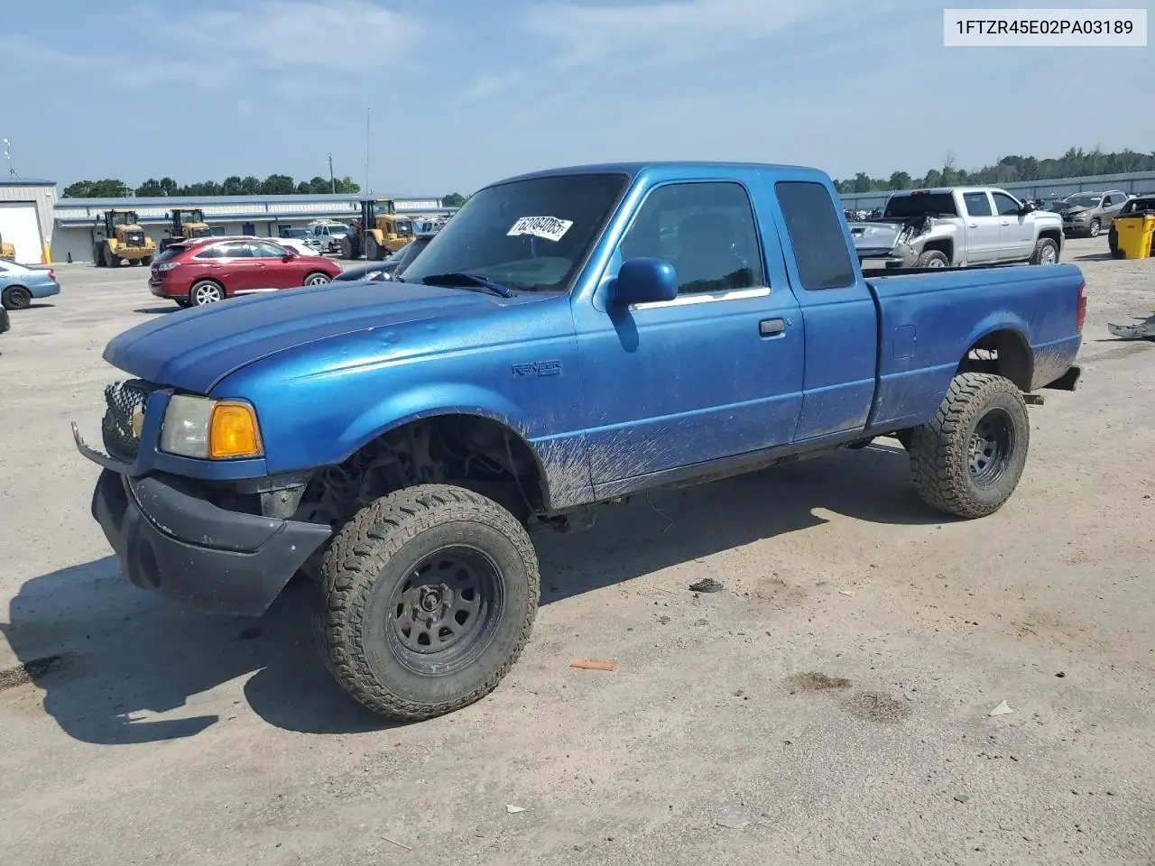 2002 Ford Ranger Super Cab VIN: 1FTZR45E02PA03189 Lot: 62084065