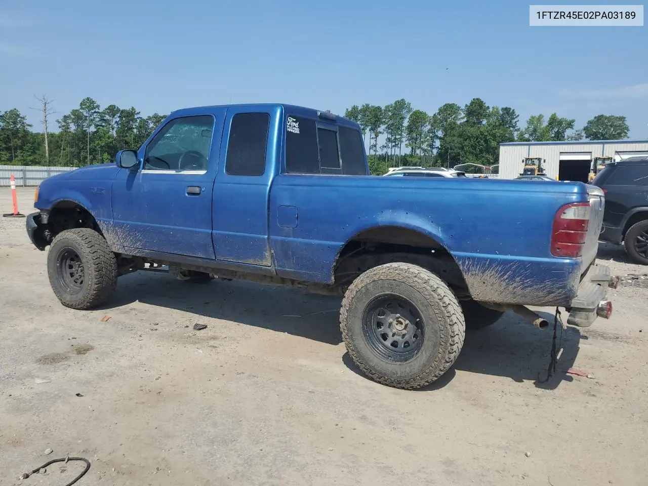 2002 Ford Ranger Super Cab VIN: 1FTZR45E02PA03189 Lot: 62084065