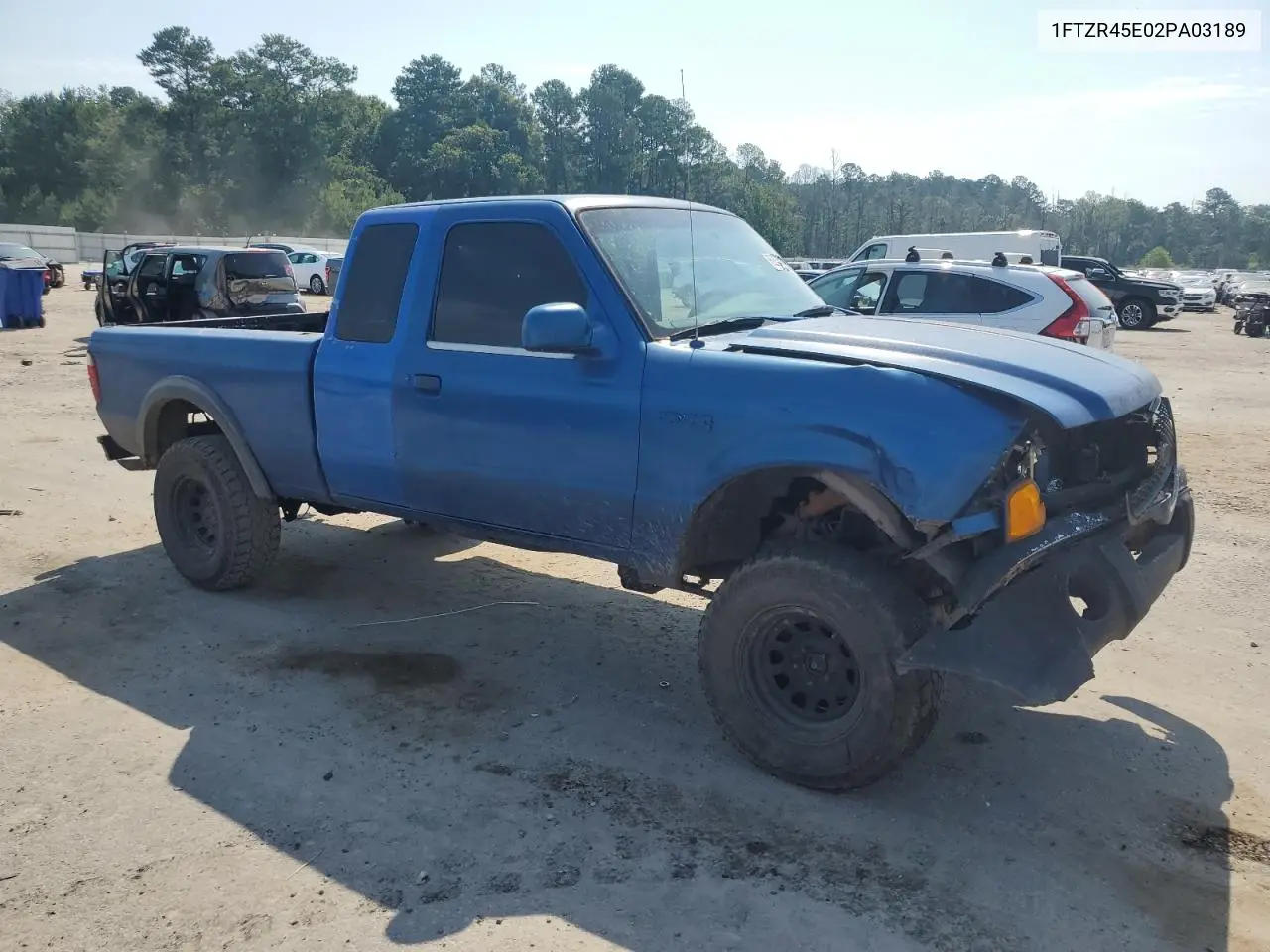 2002 Ford Ranger Super Cab VIN: 1FTZR45E02PA03189 Lot: 62084065