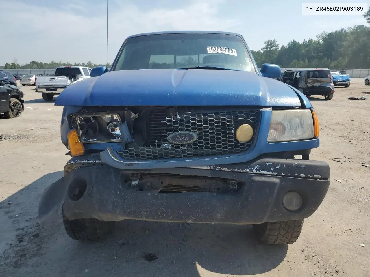 2002 Ford Ranger Super Cab VIN: 1FTZR45E02PA03189 Lot: 62084065