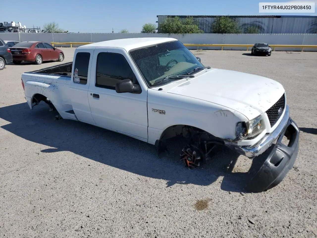 2002 Ford Ranger Super Cab VIN: 1FTYR44U02PB08450 Lot: 62359945