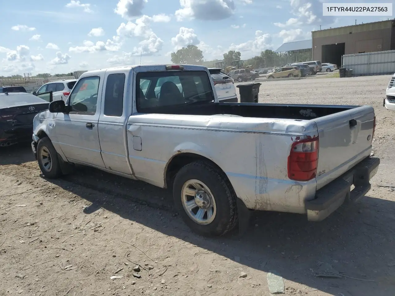 2002 Ford Ranger Super Cab VIN: 1FTYR44U22PA27563 Lot: 64938335
