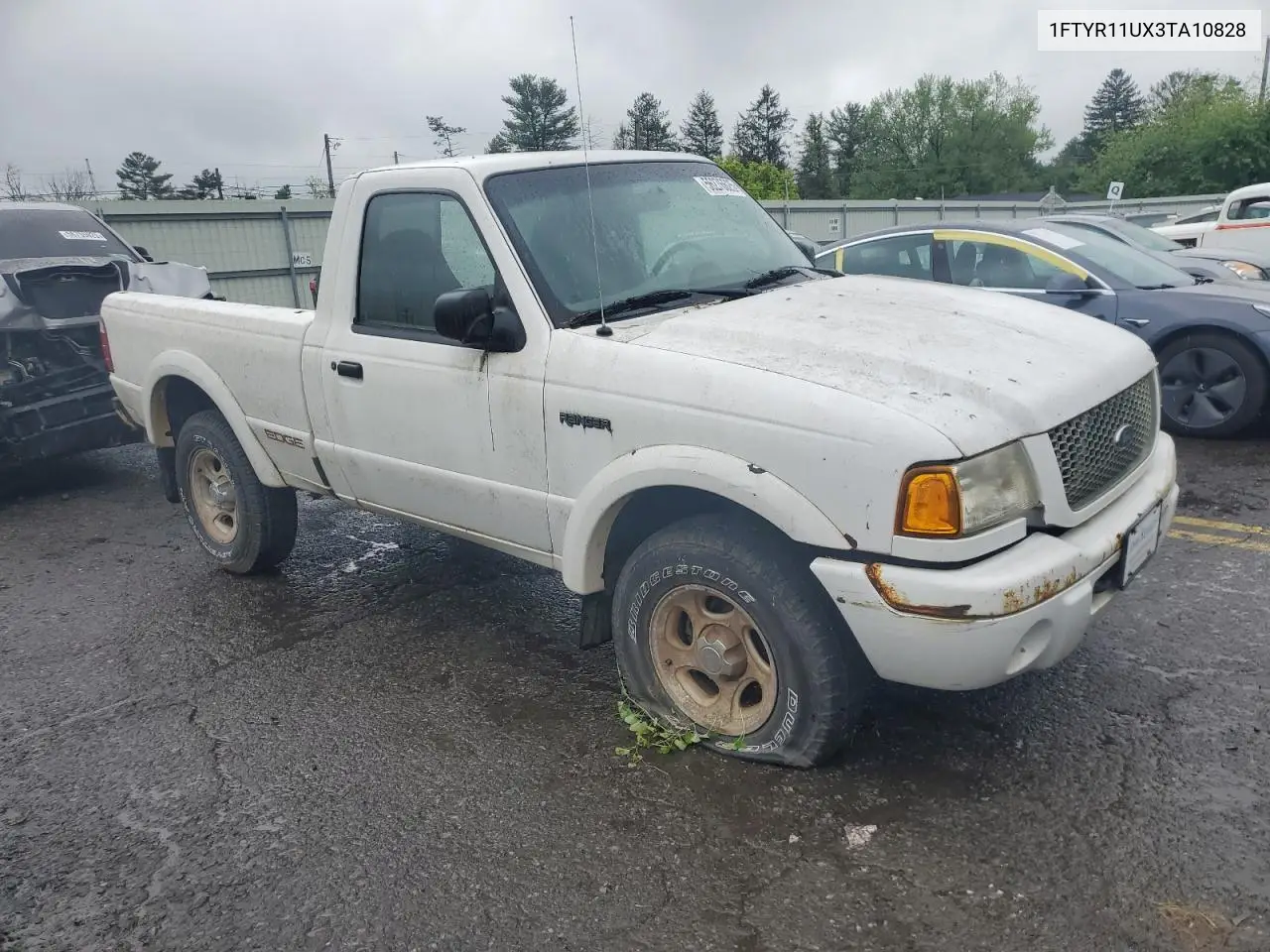 2003 Ford Ranger VIN: 1FTYR11UX3TA10828 Lot: 56276625
