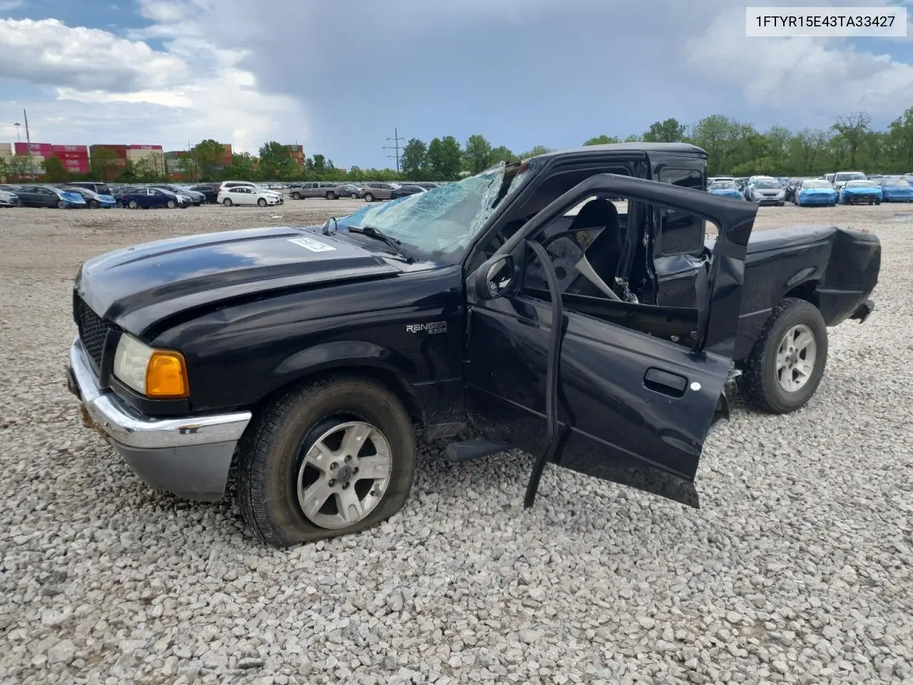 2003 Ford Ranger Super Cab VIN: 1FTYR15E43TA33427 Lot: 56966725